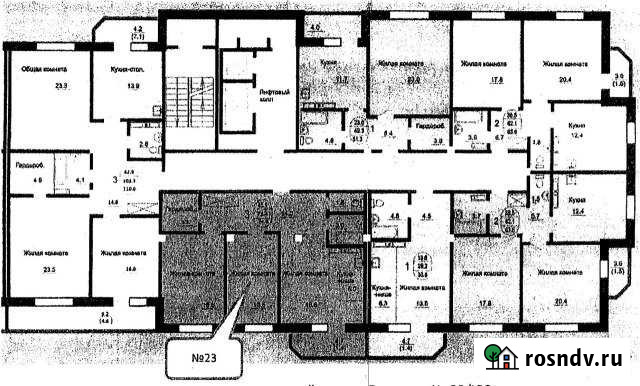 3-комнатная квартира, 74 м², 7/17 эт. на продажу в Краснообске Краснообск - изображение 1