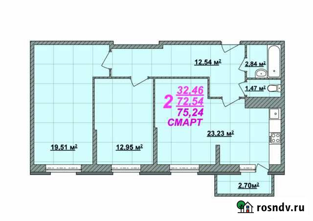 3-комнатная квартира, 75 м², 9/10 эт. на продажу в Твери Тверь - изображение 1