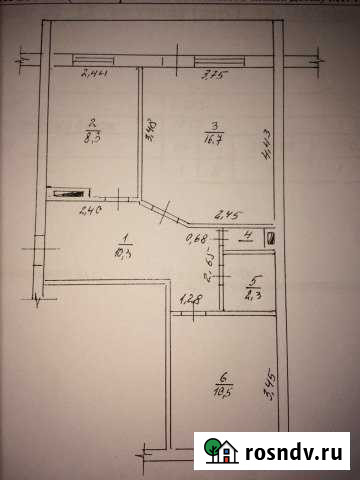 2-комнатная квартира, 49 м², 5/5 эт. на продажу в Старице Старица - изображение 1