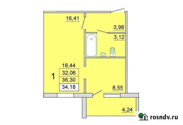 1-комнатная квартира, 34 м², 3/9 эт. на продажу в Копейске Копейск - изображение 1