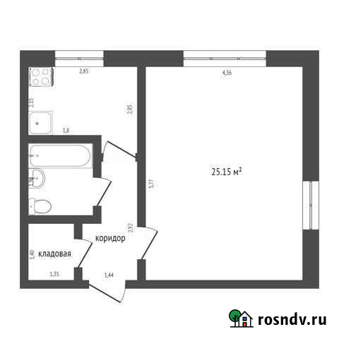 1-комнатная квартира, 41 м², 8/9 эт. на продажу в Тобольске Тобольск - изображение 1