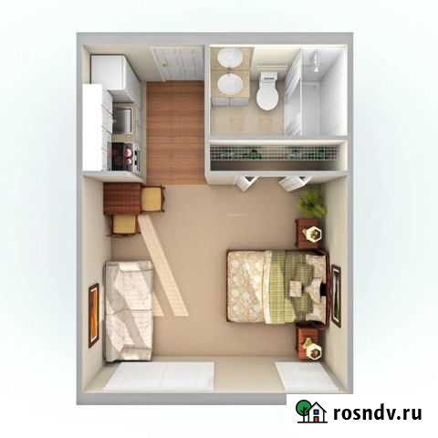 Квартира-студия, 21 м², 1/3 эт. на продажу в Хабаровске Хабаровск - изображение 1