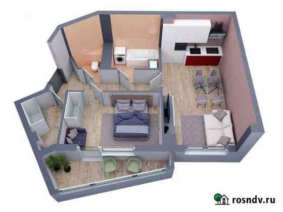 2-комнатная квартира, 46 м², 5/19 эт. на продажу в Батайске Батайск