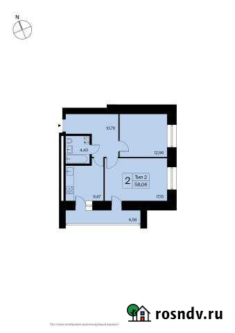 2-комнатная квартира, 58 м², 11/16 эт. на продажу в Сыктывкаре Сыктывкар - изображение 1