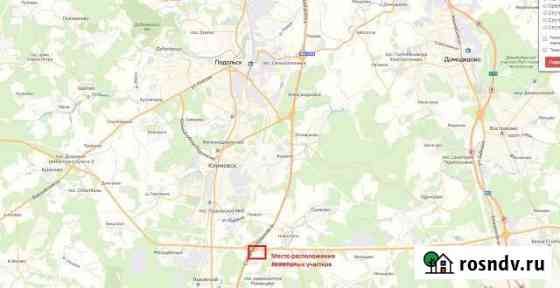 Участок промназначения 250 сот. в аренду в Подольске Подольск