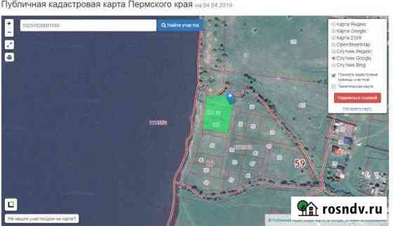Участок СНТ, ДНП 25 сот. на продажу в Осе Пермского края Оса