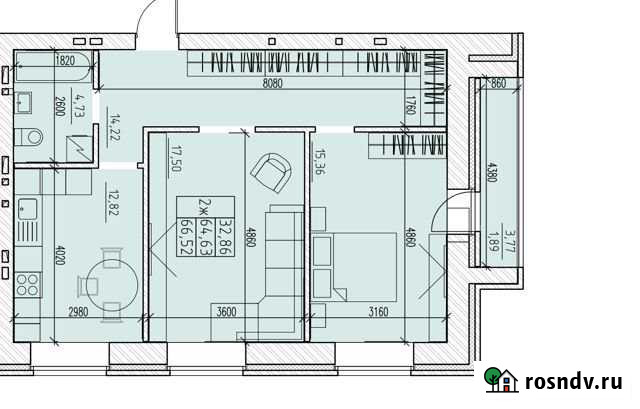 2-комнатная квартира, 65 м², 3/5 эт. на продажу в Абакане Абакан - изображение 1