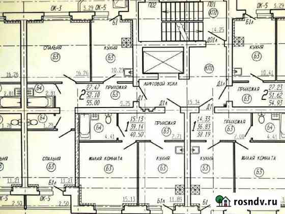 2-комнатная квартира, 55 м², 4/9 эт. на продажу в Тамбове Тамбов