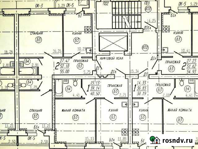 2-комнатная квартира, 55 м², 4/9 эт. на продажу в Тамбове Тамбов - изображение 1