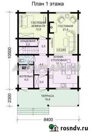 Коттедж 150 м² на участке 8 сот. на продажу в Буревестнике Буревестник