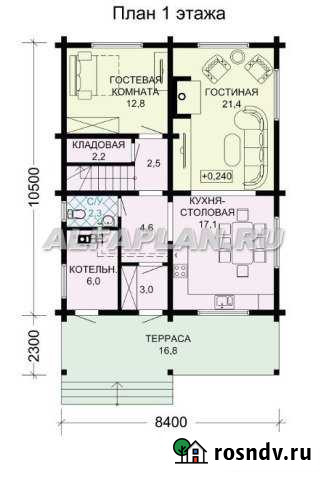 Коттедж 150 м² на участке 8 сот. на продажу в Буревестнике Буревестник - изображение 1