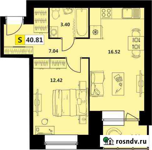 2-комнатная квартира, 41 м², 5/5 эт. на продажу в Северодвинске Северодвинск