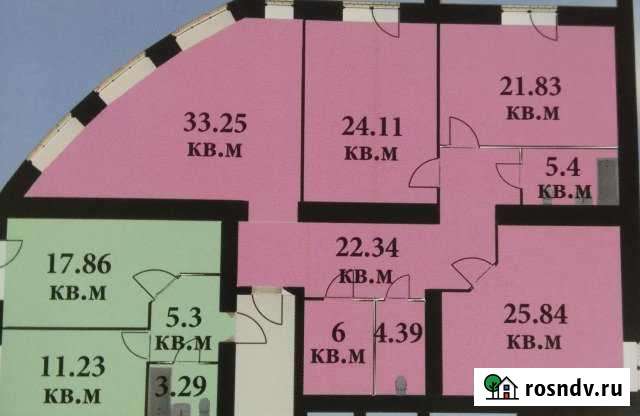 3-комнатная квартира, 140 м², 1/14 эт. на продажу в Дубне Московской области Дубна - изображение 1