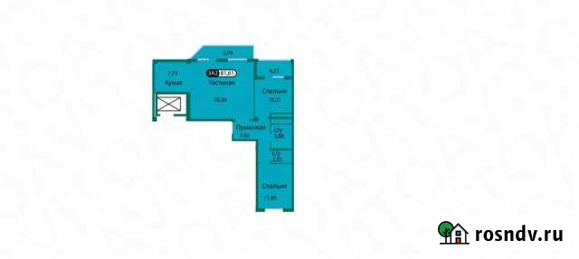 3-комнатная квартира, 81 м², 9/10 эт. на продажу в Симферополе Симферополь - изображение 1