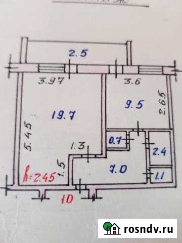 1-комнатная квартира, 43 м², 1/4 эт. на продажу в Стрежевом Стрежевой - изображение 1