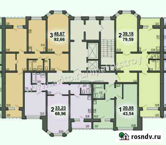 2-комнатная квартира, 79 м², 4/17 эт. на продажу в Липецке Липецк