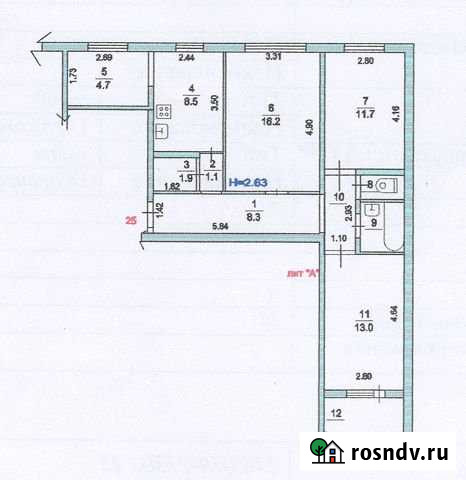3-комнатная квартира, 74 м², 7/9 эт. на продажу в Серпухове Серпухов - изображение 1