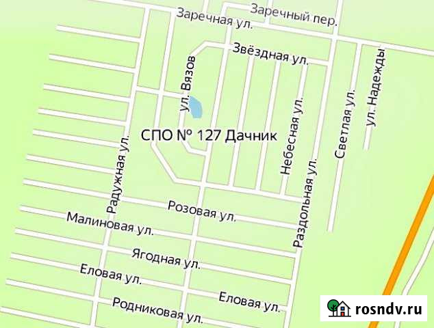 Участок СНТ, ДНП 8 сот. на продажу в Березовском Свердловской области Березовский - изображение 1