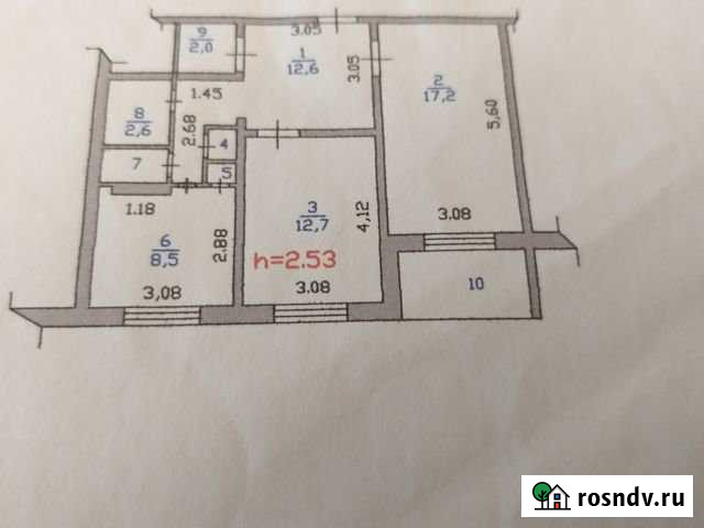 2-комнатная квартира, 57 м², 2/5 эт. на продажу в Рощино Ленинградской области Рощино - изображение 1