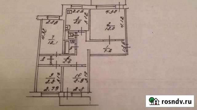 4-комнатная квартира, 78 м², 9/9 эт. на продажу в Полысаево Полысаево - изображение 1