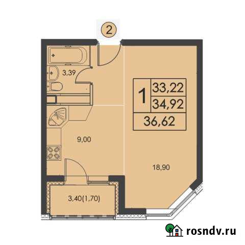 1-комнатная квартира, 36 м², 11/17 эт. на продажу в Химках Химки - изображение 1