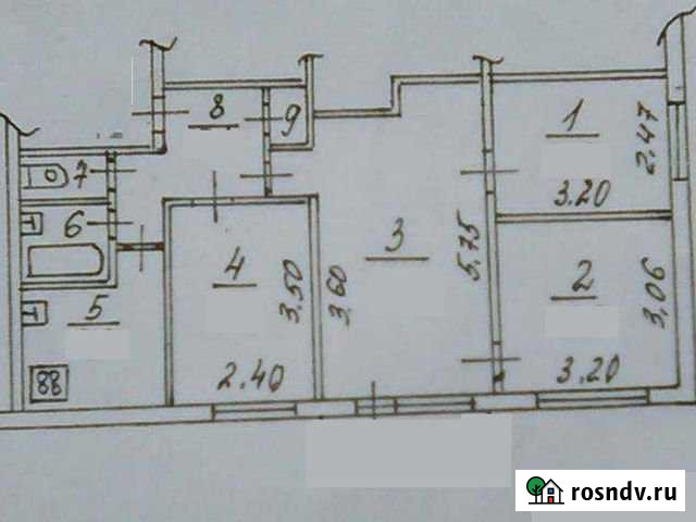 4-комнатная квартира, 58 м², 1/5 эт. на продажу в Вологде Вологда - изображение 1