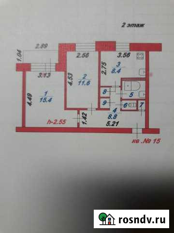 2-комнатная квартира, 49 м², 2/2 эт. на продажу в Ильинско-Хованском Ильинско-Хованское - изображение 1