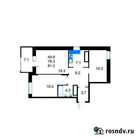 3-комнатная квартира, 76 м², 10/17 эт. на продажу в Королеве Королев