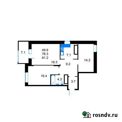 3-комнатная квартира, 76 м², 10/17 эт. на продажу в Королеве Королев - изображение 1
