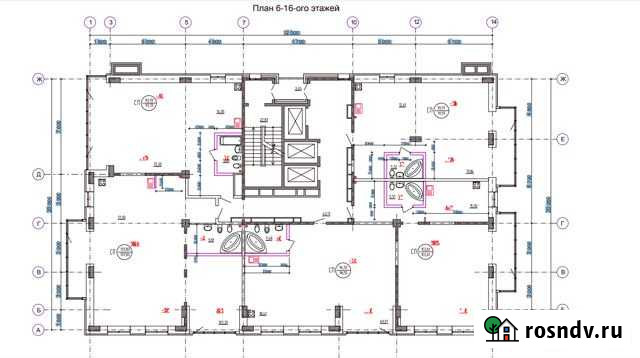 Своб. планировка, 93 кв.м., 12/21 эт. Хабаровск - изображение 1