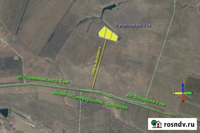 Участок СНТ, ДНП 200 сот. на продажу в Феодосии Феодосия - изображение 1