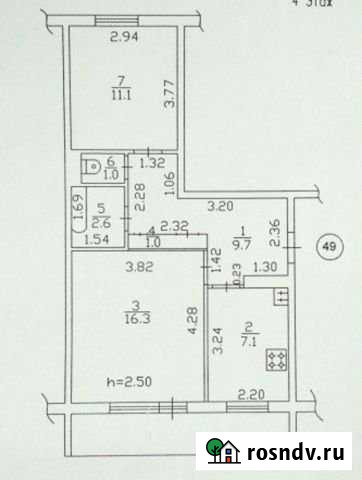 2-комнатная квартира, 49 м², 5/5 эт. на продажу в Яровом Яровое - изображение 1