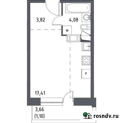 Квартира-студия, 26 м², 16/17 эт. на продажу в Видном Видное - изображение 1