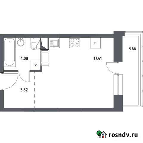 Квартира-студия, 26 м², 16/17 эт. на продажу в Видном Видное - изображение 1