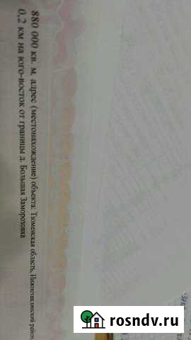 Участок СНТ, ДНП 8800 сот. на продажу в Тавде Тавда - изображение 1