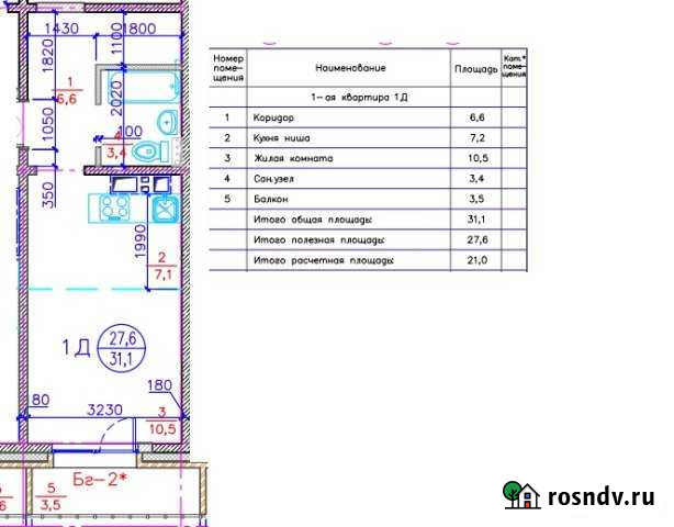 Квартира-студия, 31 м², 2/14 эт. на продажу в Иркутске Иркутск - изображение 1