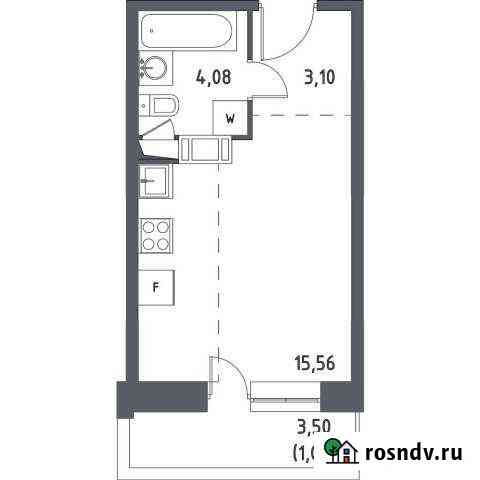 Квартира-студия, 23 м², 11/17 эт. на продажу в Видном Видное
