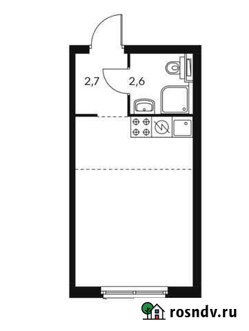 Квартира-студия, 15 м², 1/3 эт. на продажу в Хабаровске Хабаровск - изображение 1