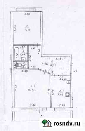 2-комнатная квартира, 49 м², 1/2 эт. на продажу в Большом Нагаткино Большое Нагаткино