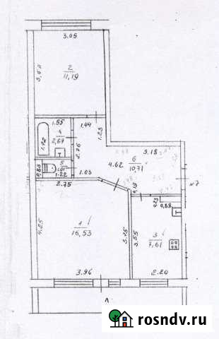 2-комнатная квартира, 49 м², 1/2 эт. на продажу в Большом Нагаткино Большое Нагаткино - изображение 1