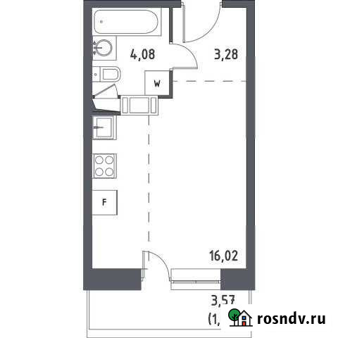 Квартира-студия, 24 м², 5/17 эт. на продажу в Видном Видное - изображение 1