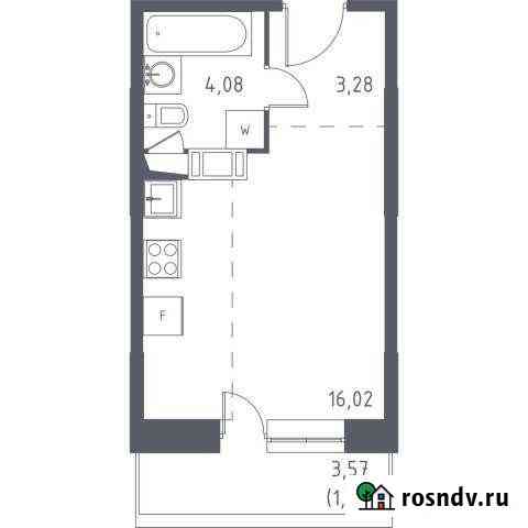 Квартира-студия, 24 м², 5/17 эт. на продажу в Видном Видное