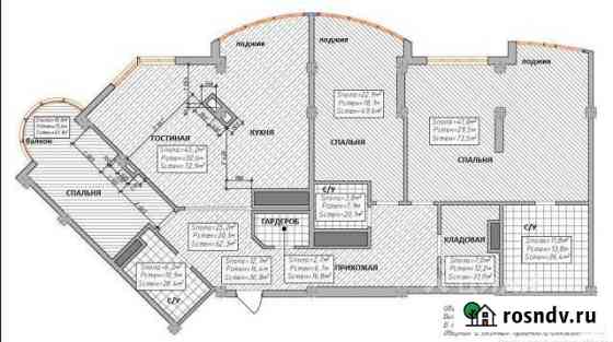4-комнатная квартира, 164 м², 13/17 эт. на продажу в Брянске Брянск