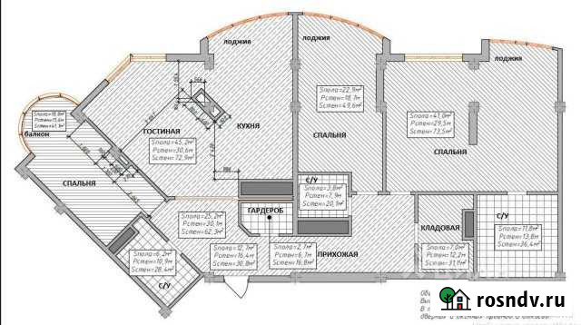 4-комнатная квартира, 164 м², 13/17 эт. на продажу в Брянске Брянск - изображение 1