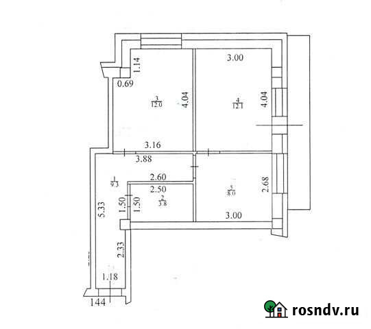 2-комнатная квартира, 45 м², 6/9 эт. на продажу в Бийске Бийск - изображение 1