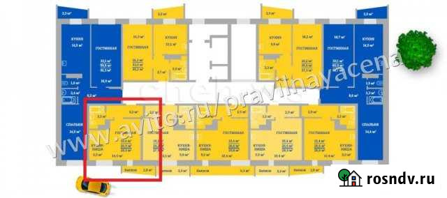 Квартира-студия, 28 м², 2/16 эт. на продажу в Чебоксарах Чебоксары - изображение 1