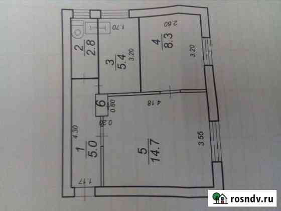 2-комнатная квартира, 37 м², 1/2 эт. на продажу в Осташкове Осташков