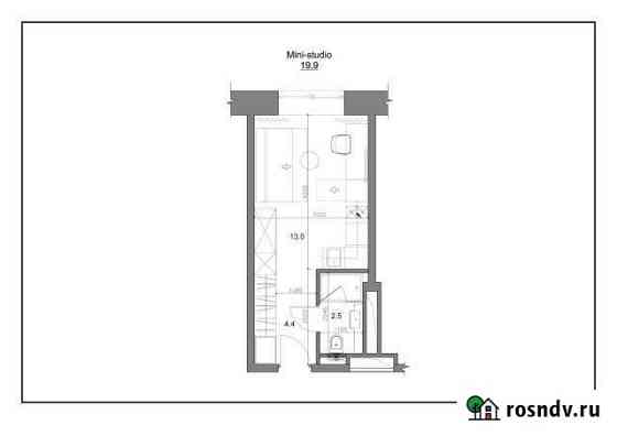 Квартира-студия, 20 м², 13/25 эт. на продажу в Москве Москва