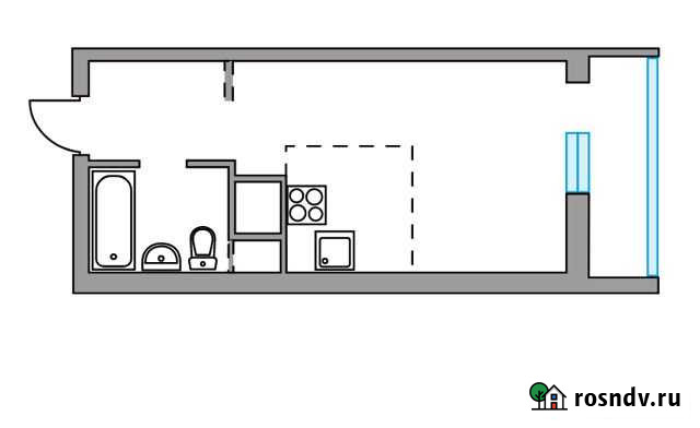 Квартира-студия, 23 м², 16/23 эт. на продажу в Долгопрудном Долгопрудный - изображение 1