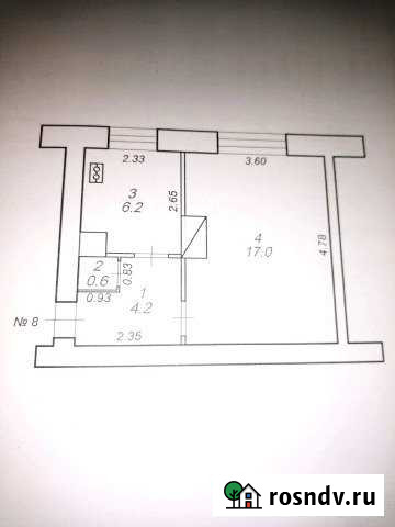 1-комнатная квартира, 28 м², 2/2 эт. на продажу в Торжке Торжок - изображение 1